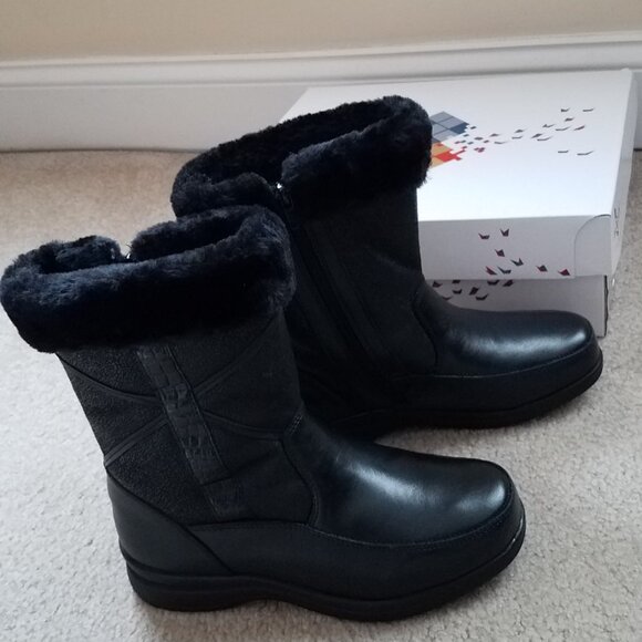 Leather boot with fur lining - Picture 6 of 12